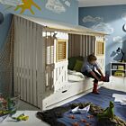 Strandhuisbed met Achterwand en Slaaplade
