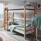 Color Stapelbed - Beuken/Wit