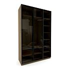 Legend 3-Deurs Kast H214 - Walnoot/Glas