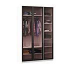 Legend 3-Deurs Kast H214 - Wit/Glas