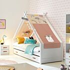 LifeTime CoolKids Tipibed met Slaaplade - Unicorn