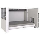 Juist Horizontaal Opklapbed 120x200 met Bedombouw - Wit