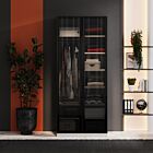 Vena 2-deurs Kledingkast - Wit/Glas