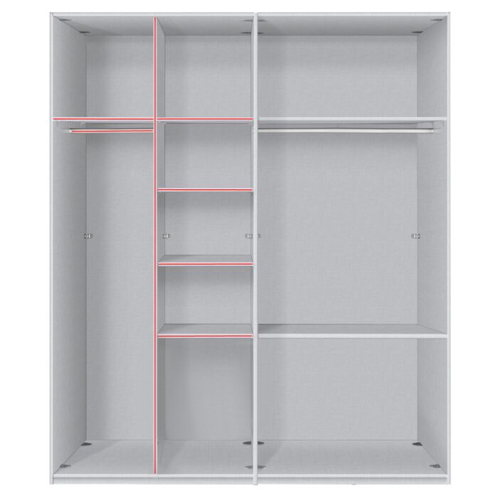 Express Basic Kastvakverdeling 236 cm - Grijs main product photo