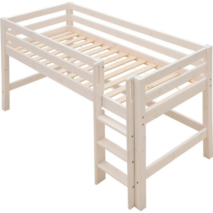 Thijs Halfhoogslaper met Rechte Trap - Wit main product photo