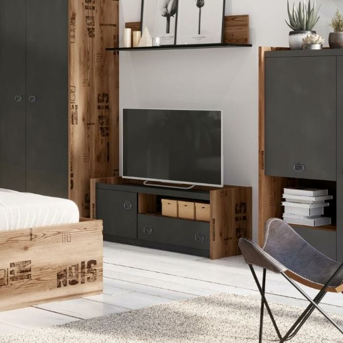 Fargo TV Kast - Alpine Sparren/Antraciet Betonlook main product photo