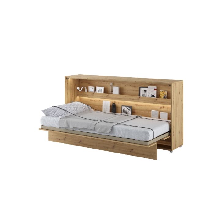 Murphy Horizontaal Opklapbed 90x200 - Artisan Eiken main product photo