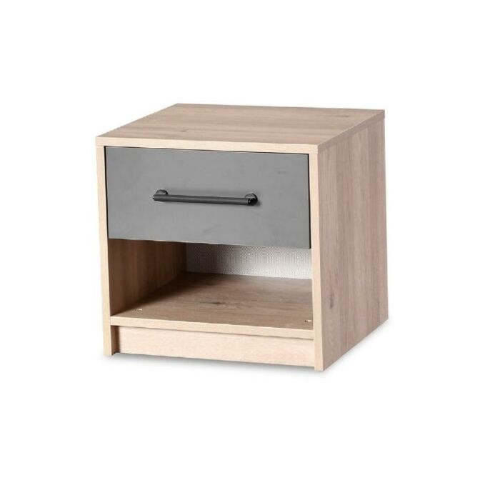 Anka Nachtkastje - Eiken/Antraciet main product photo