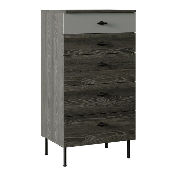 Arwen Ladekast Hoog - Zwart Eiken main product photo