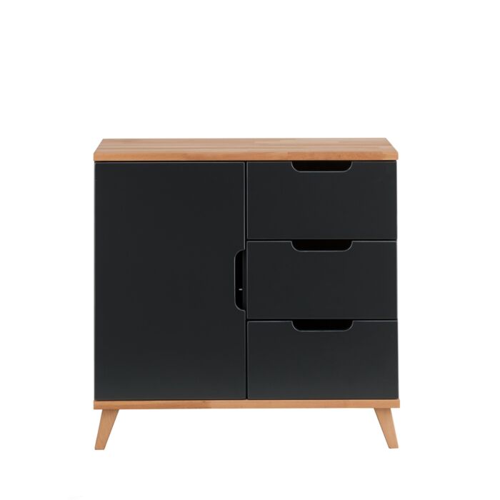 Color Commode met Deur - Beuken/Antraciet main product photo