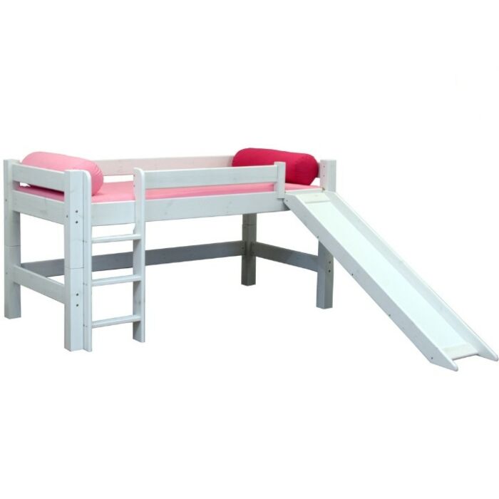 Halfhoogslaper met Glijbaan - Wit main product photo