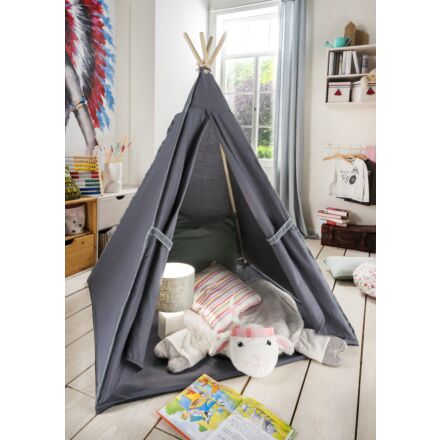 Tipi Indianentent antraciet/ijsblauw