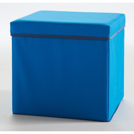 Boxy poef blauw