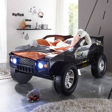Jeep Autobed met Verlichting - Zwart