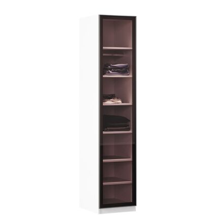 Legend 1-Deurs Kast H214 - Wit/Glas