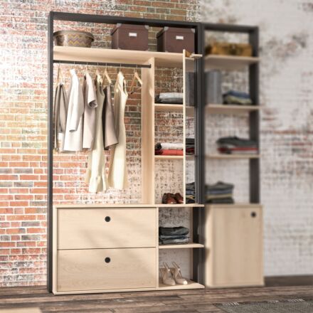 Duplex Dresser-Kledingrek