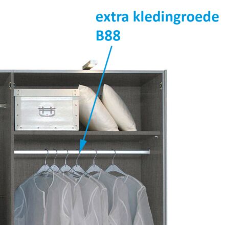 Select 2.0 Kledingroede - 90 cm