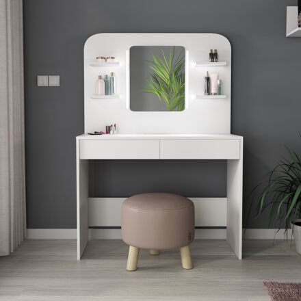 Vanity Secret Make-Up Tafel - Wit