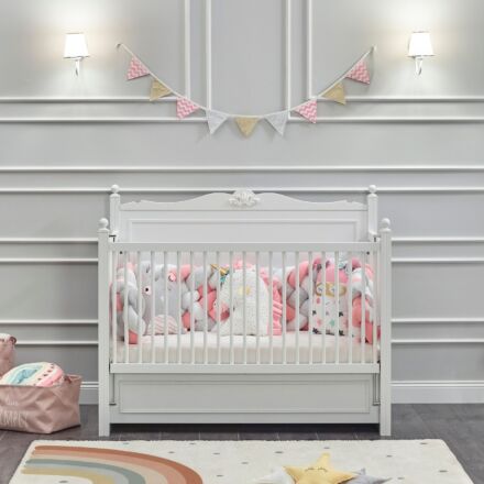 Lora Baby Ledikant 70x130 - Wit