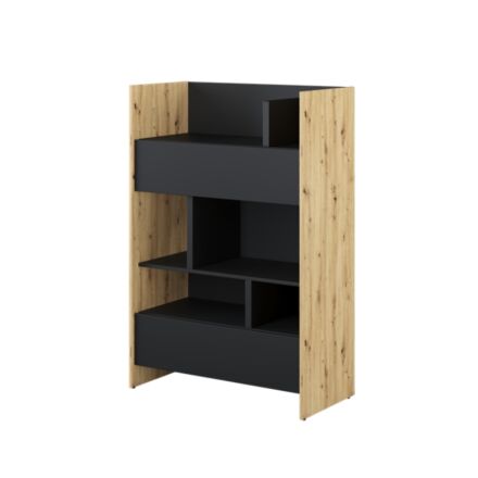 Murphy Boekenkast H138 cm - ZwartArtisan Eiken.jpg