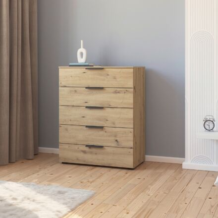 Flipp Commode 5 laden breed - Artisan Eiken/Grafiet